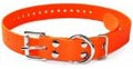Replacement Strap for SportDOG Collars - 3/4" Wide Biothane Dog E-Collar Replacement for Training, Bark, Shock, Electric, and GPS Collars - 28" Adjustable Length SportDOG (Neon Orange- FBA)
