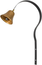 Classic Door-Mounted Brass Shopkeeper's Bell/Boutique Bell/Dog Bell, Made in the USA