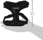 Authentic Puppia RiteFit Harness with Adjustable Neck, Black, Small