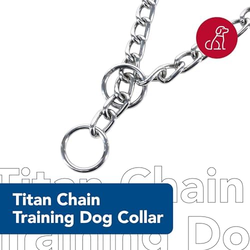 Coastal Pet Products DCP552016 16-Inch Titan Fine Chain Dog Training Choke/Collar with 2mm Link, Chrome
