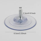 4 Pack Cat Window Perch Suction Cup Replacement with Screws 85mm Sturdy Strong Hanging Holder Suction Cups for Cat Window Perch Cordless Hammock Foldable Cats Bed Seat