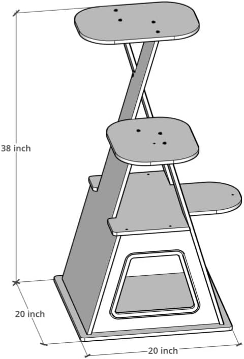 Cat Tree, Condo, House, Tower (Luxury Color 2)
