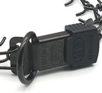 Herm Sprenger Black Stainless Steel Prong Dog Collar with ClicLock Buckle for Small Medium Large Dogs Ultra-Plus Training Pinch Collar with Quick Release Made in Germany
