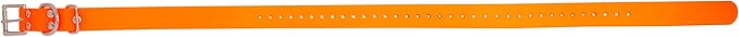 Educator 1-Inch Dog Training Collar Strap – ONLY Fits FE-580, ET-800 & UL-1200 Receivers – NOT Compatible with Mini Educator (ET-300/ET-400) – Durable Biothane Collar, Orange
