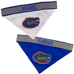 Pets First NCAA Florida Gators TIE Bandana, Small/Medium. Dog Football Reflective Bandana Scarf Bib for Pet, Cat, or Dog. The Ultimate Game-Day, Party Bandana