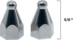 Dogtra Full Titanium Contact Points 5/8" Set of 2 – Female – Fits Most (Not for X-Series (280X & 1900X), 200iQ, GPS Fence, PATHFINDER2, Smart NoBark) – Hypoallergenic, Lightweight, for Sensitive Skin