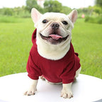 TAPBULL Dog Dresses, Fashionable Pet Dog Sweatshirt Clothes in Dark Colors, Cute Cat Birthday Dress Outfit (Red/Blue/Orange 3-Pack), Large
