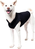 Gooby - Fleece Vest, Small Dog Pullover Fleece Jacket with Leash Ring, Black, Small