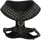 Puppia Dotty Dog Harness Over-the-Head No Pull No Choke Walking Training Adjustable for Small & Medium Dog, X-Small, Black