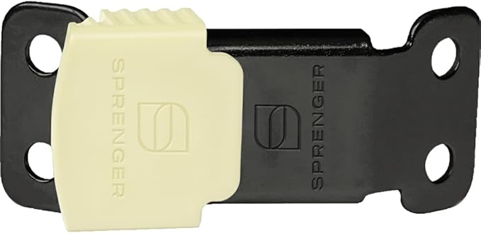 Herm Sprenger Black Stainless Steel ClicLock Buckle Quick Release Fastener with Fluorescent Plastic Jacket for Dog Training Prong Collar Made in Germany (3.0/3.2mm, Glow in The Dark Jacket)