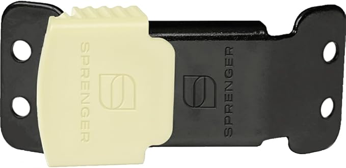 Herm Sprenger Black Stainless Steel ClicLock Buckle Quick Release Fastener with Fluorescent Plastic Jacket for Dog Training Prong Collar Made in Germany (2.25mm, Glow in The Dark Jacket)