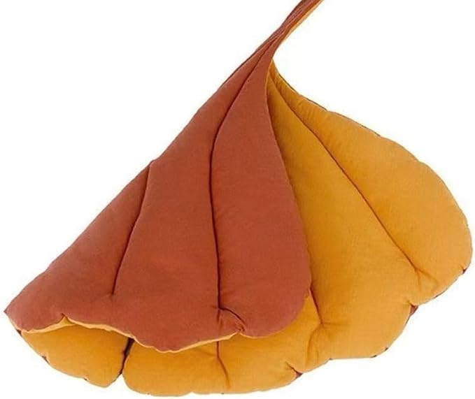 Reversible Leaf Sofa Isolation Mat/Slip Ginkgo Leaf Pet Mat for Dogs/Cats - Washable Sofa Protector Pad (Ginkgo, Large)