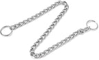 Chain Dog Collar Large Choke Collar Slip P Chain for Link Training Heavy Duty Martingale Puppy Collars for Small Medium Large Big XL Breed Dogs, Silver L