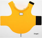 Creation Core Windproof Plush with Sport Vest Dog Clothes Night Reflective Jacket Pet Keep Warm Jacket No Pull No Choke Design Eco-Friendly for Small and Large Big Dog(Yellow M)