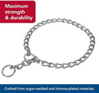Coastal Pet Products DCP552016 16-Inch Titan Fine Chain Dog Training Choke/Collar with 2mm Link, Chrome