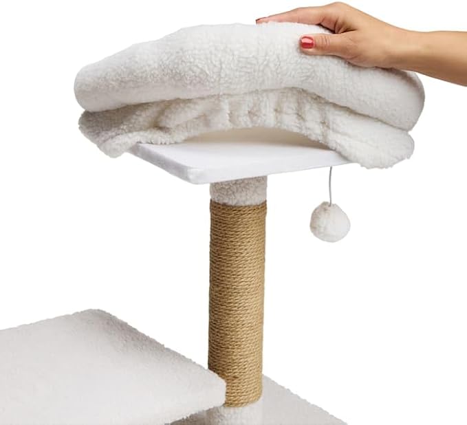 EveryYay by Petco Cozy Condo 2-Level Cat Tree 31.9" H