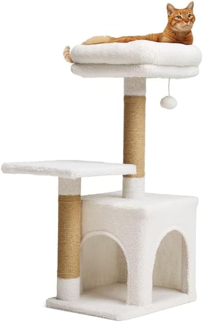 EveryYay by Petco Cozy Condo 2-Level Cat Tree 31.9" H