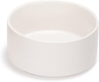 SPUNKYJUNKY 28.7OZ Ceramic Dog and Cat Bowl, Modern Cute Weighted Food Water Bowl for Replacement White (1 Pack)