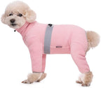 Polar Fleece Dog Pajamas Bodysuit - Small to Medium Dogs, Winter Jacket & Sweater for Small Dogs, Four-Legged Warm Clothes