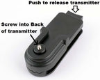 Educator Belt/Saddle/Purse Quick-Release Transmitter Holder for Educator Remote Dog Training Collars,Black