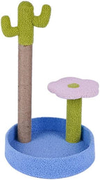 Cat Tree Cat Tower Cactus cat litter cat scratching column kitten climbing frame wear-resistant scratching claw grinding device teasing cat toys Cat Tree Condo Cat Tree Indoor Climbing ( Color : 1 )