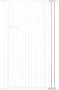 Lumizone Extra Tall Cat Gate Extension Kit 61.02" High Pressure Mounted 2025 New 4.13" Extra Wide 1.37" Gap No Drilling Tall Pet Gate for Dogs (White, 61.02" H x 4.13" W, Extension)