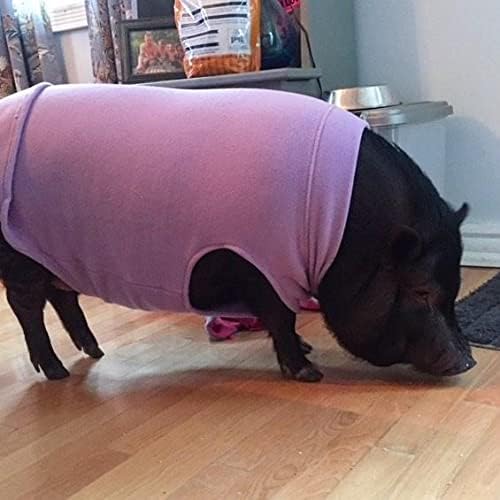 Gooby Stretch Fleece Vest Dog Sweater - Pink, 6X-Large - Warm Pullover Super Stretchy Fleece Dog Jacket for Small to Large Dogs