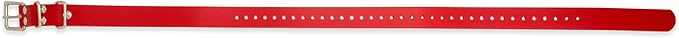 Educator 1-Inch Dog Training Collar Strap – ONLY Fits FE-580, ET-800 & UL-1200 Receivers – NOT Compatible with Mini Educator (ET-300/ET-400) – Durable Biothane Collar, Red