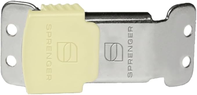 Herm Sprenger Stainless Steel ClicLock Buckle Quick Release Fastener with Glow in The Dark Plastic Jacket for Dog Training Prong Collar Made in Germany (Fluorescent Jacket, 2.25mm)