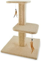 EveryYay by Petco Lookout Loft 2-Level Cat Tree with Scratch Posts & Toys 25" H