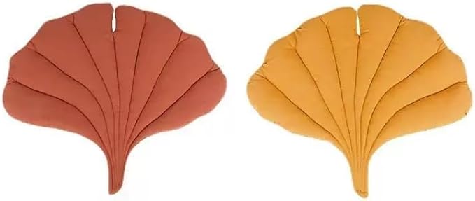 Reversible Leaf Sofa Isolation Mat/Slip Ginkgo Leaf Pet Mat for Dogs/Cats - Washable Sofa Protector Pad (Ginkgo, Large)