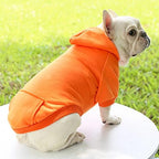 TAPBULL Dog Dresses, Fashionable Pet Dog Sweatshirt Clothes in Dark Colors, Cute Cat Birthday Dress Outfit (Red/Blue/Orange 3-Pack), X-Large