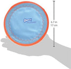 Chuckit! Paraflight Flying Disc Dog Toy - Water Floating Flyer - Durable Nylon Construction with Soft Rubber Edges - for Small and Medium Dogs - Size Small - 6.75" L x 6.75" W (Pack of 2)