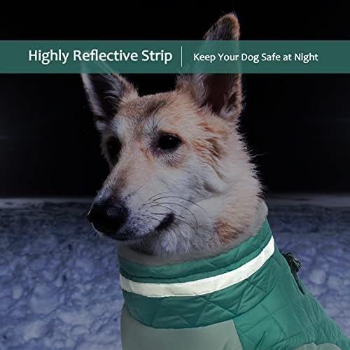Lelepet Dog Coat Warm Dog Winter Coat Waterproof Dogs Jacket with Harness Built in Reflective Pet Fleece Vest Zip-Up Cold Weather Coats for Extra Large Dogs Turtleneck & Windproof Coats Great Dane 3XL