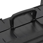 vidaXL Folding Dog Ramp - Non-Slip, Safe for Aging Pets, Easy Storage, Versatile Use, Durable Plastic, Black