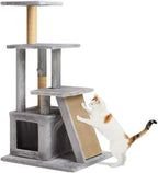EveryYay by Petco Cozy Condo 4-Level Cat Tree with Ramp for Large Cats 45.1" H