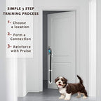 Duke & Dixie Dog Doorbells Training Potty 2 Pack Dog Bells Adjustable Door Bell Dog Bells for Potty Training Your Puppy The Easy Way Premium Quality 7 Extra Large Loud DoorBells Plus Whistle