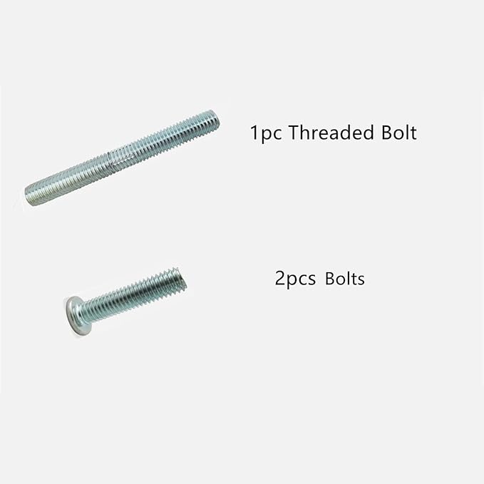 2-Pack Cat Tree Tower Replacement Parts Post 15.7" L,Ø 2.75" Pole with Self Groomer and Massager, DIY Cat Scratching Post