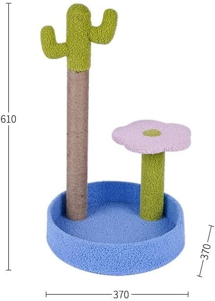 Cat Tree Cat Tower Cactus cat litter cat scratching column kitten climbing frame wear-resistant scratching claw grinding device teasing cat toys Cat Tree Condo Cat Tree Indoor Climbing ( Color : 1 )