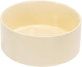 SPUNKYJUNKY 28.7OZ Ceramic Dog and Cat Bowl, Modern Cute Weighted Food Water Bowl for Replacement Beige (1 Pack)