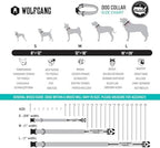 Wolfgang Heavy Duty, Adjustable Dog Collar with Quick Release Nylon Buckle for Walking & Training, Mixtape Print, Medium