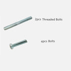 SHENGOCASE 4-Pack Cat Tree Replacement Post 13.8" L, 3.15" Ø Pole with M10 Bolt, Cat Tower Relacement Post, DIY Cat Scratching Post Replacement Part Pole…