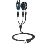 3-in-1 Charger Cord for Bousnic Shock Collar RS2, RS2A and RS2B, Fast-Charging Training Collar USB Cable