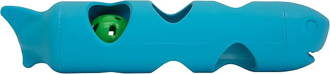 Kitty City Deluxe and Basic Cat Toy Box, Scratcher Ball Track, Cat Toys, Blue, (CM-10116)