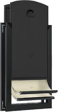 [MAVRICPOWER] Aluminum Extra Large Dog Door for Door, XL Doggy Door with 2 Sliding Lock Panels for Extreme Weather, Pet Door for Dogs Up to 220 lbs
