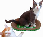 B Kitty Scratcher Cat Bed, Fun for Your Purr-FECT Feline (B-Scratcher Oval Pack x 5)