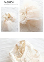 Fashion Sweet Puppy Dog Blingbling Princess Skirt Pet Dog Lace Cake Camisole Tutu Dress C-White S