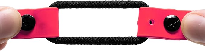 Educator 3/4-Inch Dog Training Collar Strap–ONLY Fits ME-300, ET-300/400, EZ-900, PE-900 & PG-300 Receivers – NOT Compatible with FE-580, ET-800 or UL-1200–Quick Snap Biothane Bungee Collar, Pink
