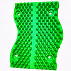 The Original ScratchnAll Animal Scratch Pad, Flexible Acupressure Nubs & Interlocking Design, Very Durable & All-Weather, Great for Domestic, Barnyard and Zoo Animals - USA Made, Lime Green