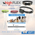 Replacement Strap for Garmin Collars - 3/4" Wide Ultra-Durable Dog E-Collar Replacement for Training, Bark, Shock, Electric, and GPS Collars - 28" Adjustable LengthGarmin (BLK)